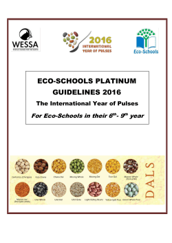 eco-schools platinum guidelines 2016