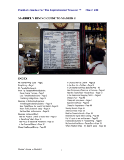Madrid Dining Guide