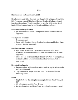 Field maintenance update