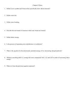 Chapter 8 Notes Define Lewis symbol and what do they specifically