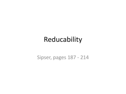 Reducability