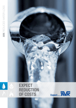 AVK reduces water loss.