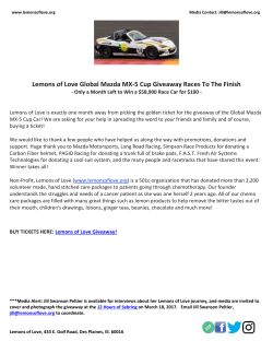 Press Release Here for More Information!