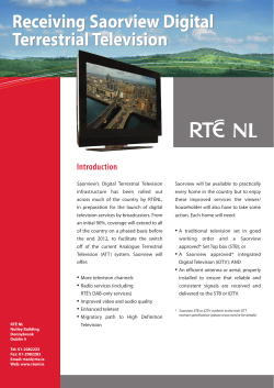 Receiving Saorview DTT.indd