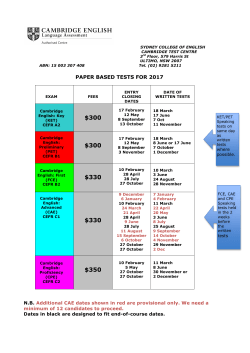 300 $300 $330 $330 $350 - Cambridge Test Centre Sydney