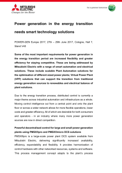 Power generation in the energy transition needs smart technology