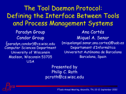 The Tool Daemon Protocol (TDP)