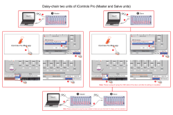 Daisy-chain two units of iControls Pro (Master and