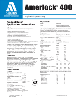 Amerlock&reg; 400 - Pacific Southwest Coatings