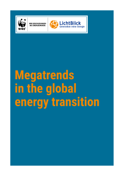 Megatrends in the global energy transition