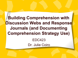 Metacognitive Strategy Instruction to Enhance Reading