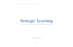 Strategic Learning: A Leadership Process for
