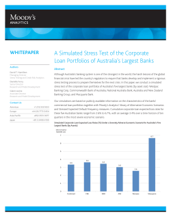 A Simulated Stress Test of the Corporate Loan