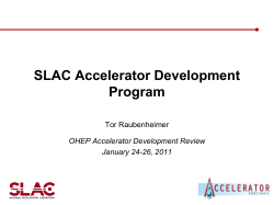 110124 Raubenheimer DOE AccDev Review2
