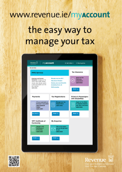Quick Guide myAccount