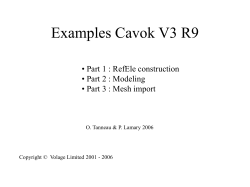 Exemples Cavok V3 R5