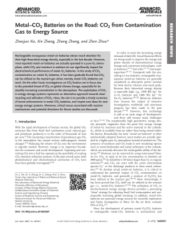 Metal&ndash;CO2 Batteries on the Road: CO2 from Contamination Gas to