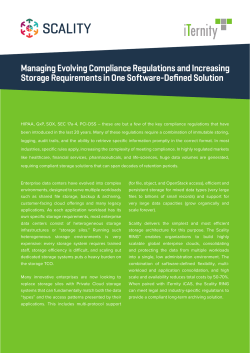 Managing Evolving Compliance Regulations and