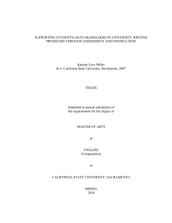 Teaching Writing as Revision. Urbana : NCTE, 2000. Print.