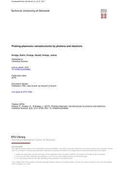 Probing plasmonic nanostructures by photons and electrons