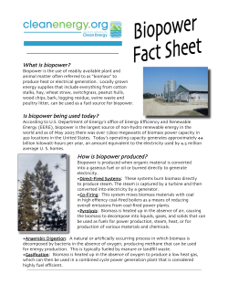 How is biopower produced? - Southern Alliance for Clean Energy