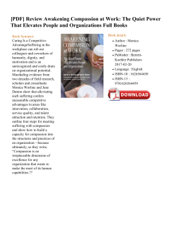 Review Awakening Compassion at Work: The