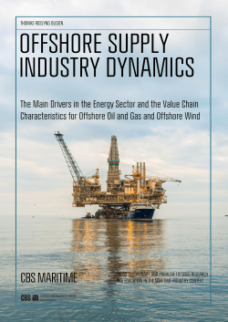 The Main Drivers in the Energy Sector and the Value Chain
