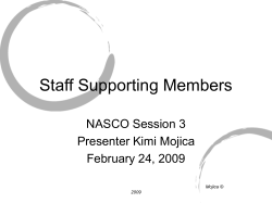 Staff Supporting Members