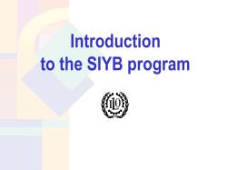 Introduction to the SIYB program 04