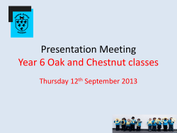 Planning expectations - Downe Manor Primary School