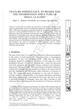 feature inheritance, vp phases and the information structure