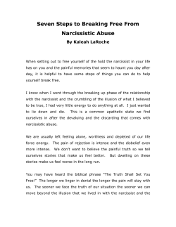 Seven Steps to Breaking Free From Narcissistic