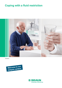 Coping with a fluid restriction - bbraun