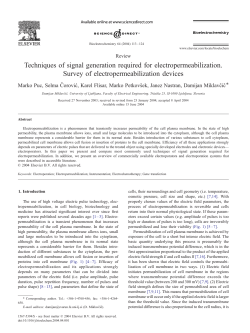 Techniques of signal generation required for