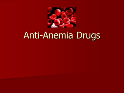 anti-anemia drugs