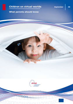 Children on virtual worlds