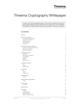 Threema Cryptography Whitepaper