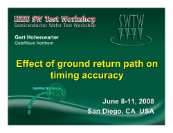 Effect of Ground Return Path on Timing Accuracy