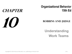 Identify the characteristics of effective teams