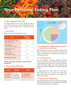 Personal Eating Plan - Government of Bermuda