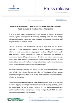 Comprehensive Pump Control Solution for Anti