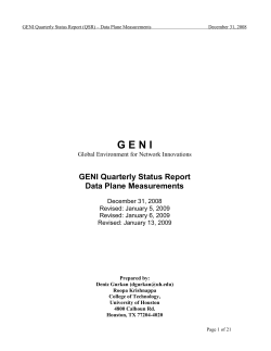 GENI document