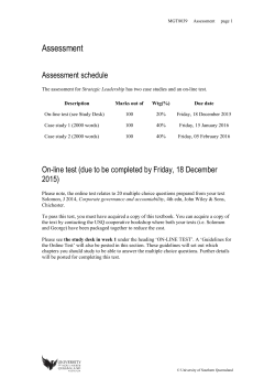 Assessment - Assignment Done