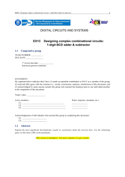EX1C - Digsys