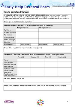 Early Help Referral Form