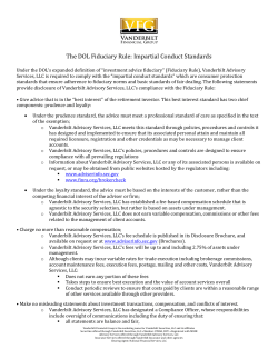DOL Impartial Standards Disclosure IA.pages