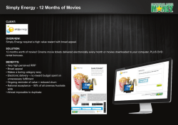 Simply Energy - 12 Months of Movies