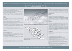 the reaching of higher cognitive levels seems to