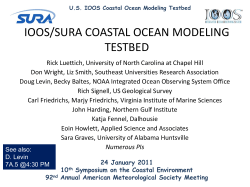Luettich -- Overview of the IOOS/SURA Super