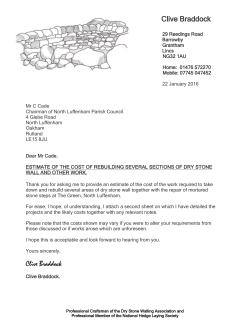 Clive Braddock - North Luffenham